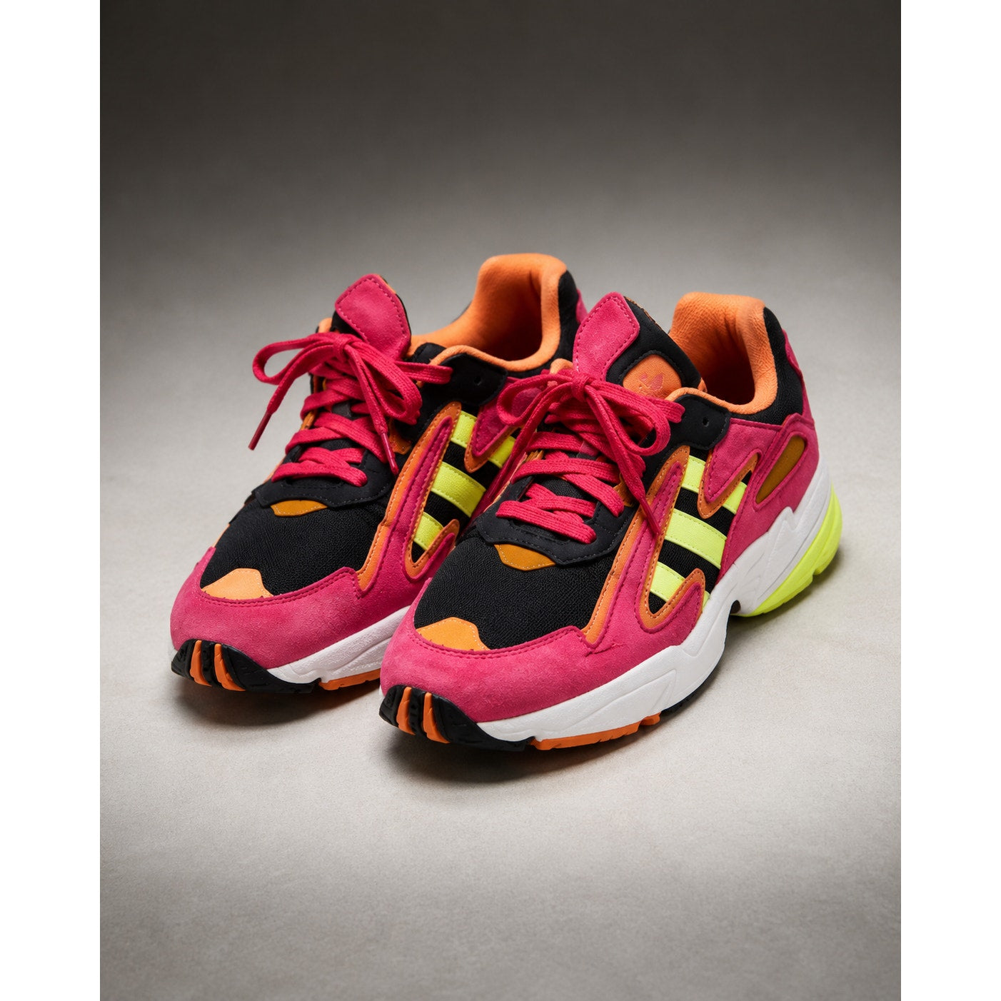 adidas Yung-96 Chasm EE7229 Sneakers Men 8 Pink Neon Yellow Black
