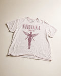 Nirvana Live '93 graphic band T-shirt front