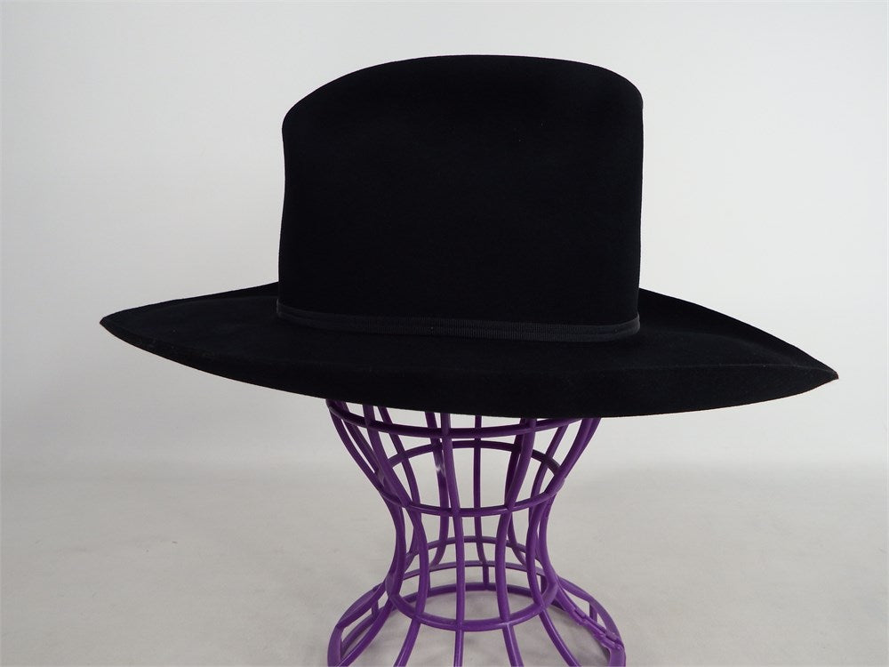 Resistol black 4X Beaver western cowboy hat view 2