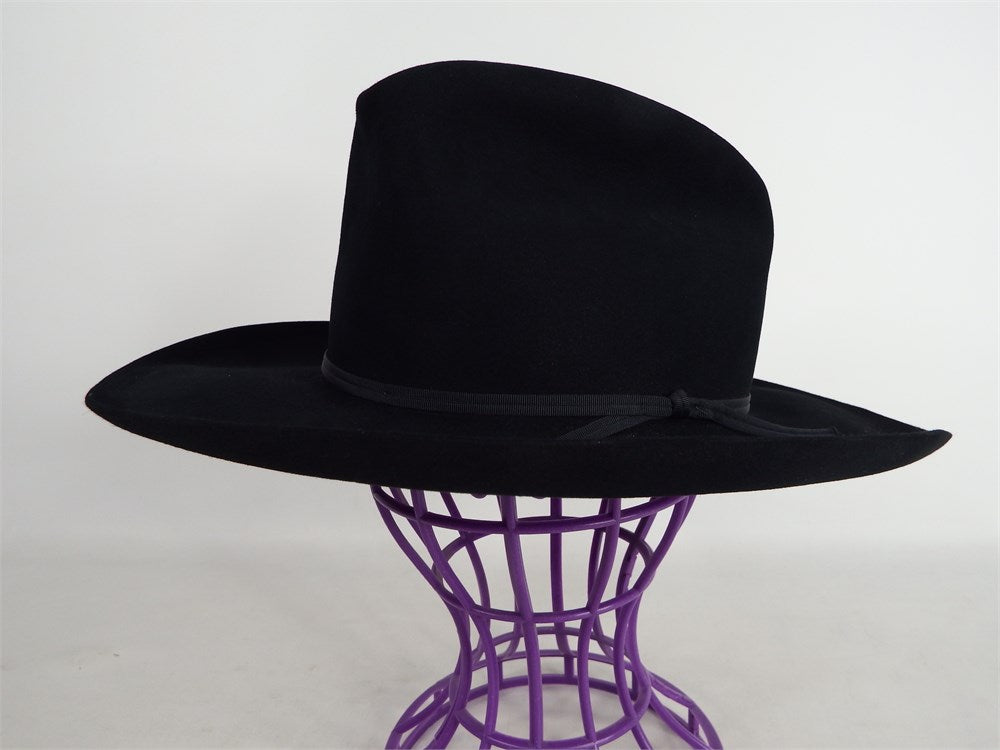 Resistol black 4X Beaver western cowboy hat view 3