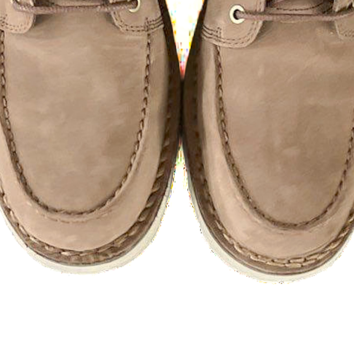 Timberland Westmore Mid Lace Pinecone Brown men's 8.5W chukka boots toe detail